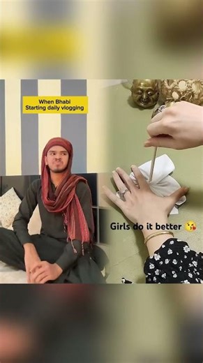 Bhabi ka fasadi vlog😂 #funny #shorts #video #youtubeshorts