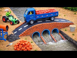DIY 3-Chamber Mini Dam Bridge Construction Science Project –Lightning Strom Burns Down Wooden Bridge