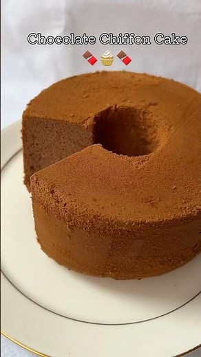 【失敗しない】チョコレートシフォンケーキの作り方