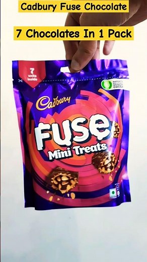 Cadbury Fuse Mini Treats Chocolate Pack Review 🍫 #chocolate