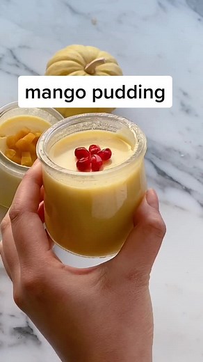 Aesthetic Mango Pudding ASMR Recipe for a Relaxing Monday