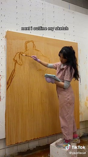 i love underpainting! 🥲👩🏽‍🎨🎨🖼 #contemporaryart #artistsoftiktok #oilpainting #art #oilpaint #paintingtips #painting #figurepainting #largepainting #fyp #artist