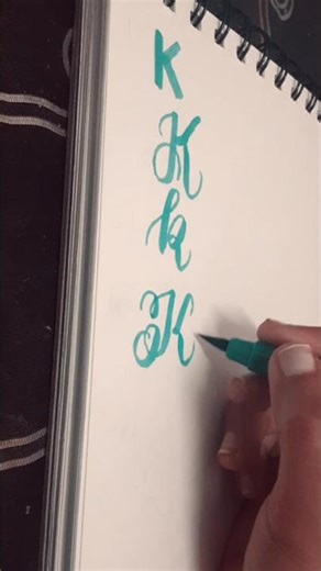 ✨ Different Types of Writing Styles in One Video! 😍Letter K