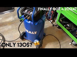 Finally Got A Kobalt 20gal Air Compressor! | Was it Worth 130$?