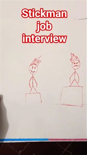 Stickman job interview animation #shorts #animation #stickman #job