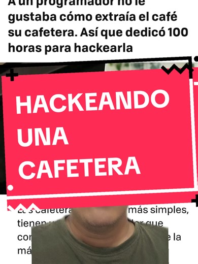 Haciendo trucos en la programación de una cafetera