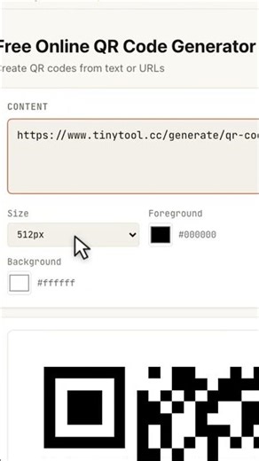 How to generate QR Codes online for free? | TinyTool.cc #onlinetool #qrcode #tinytools