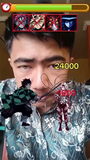 Tanjiro VS Demon Slash Battle #demonslayer #shorts #muzan #nezuko