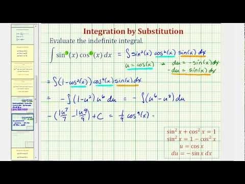 Ex: Integral Using Substitution with an Odd Power of Sine