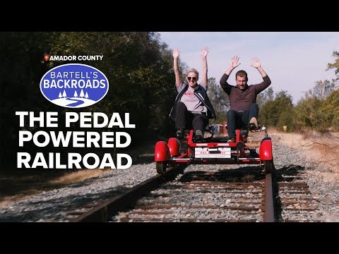 Pedal powered railroad | Bartell's Backroads