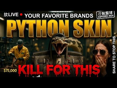 Inside The Python Leather Factory: How Your $50,000 Handbag Is Really Made (SHOCKING)