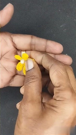 Simple crochet earrings, Easy to make crochet jewelry, Beginners crochet earrings, Thread jewelry.