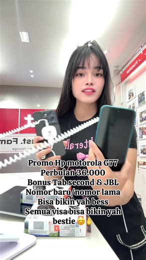 Promo HP Motorola G77 Cicilan Rp36.000/bulan di Kimhae