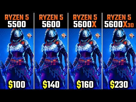 R5 5500 vs 5600 vs 5600X vs 5600X3D - How Much Performance Difference?