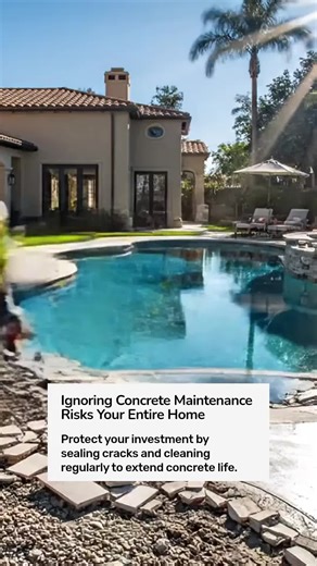Neglecting routine maintenance on your concrete is like leaving your home's foundation unprotected. Regular upkeep not only prevents costly damage but also preserves the beauty and value of your investment. From sealing cracks to cleaning surfaces, every step adds years to your concrete's life. Trust CalCleanSeal to keep your outdoor spaces durable and looking their best. Call us today for a free estimate and protect your concrete investment the right way. #Backyards restoration #Concrete staini
