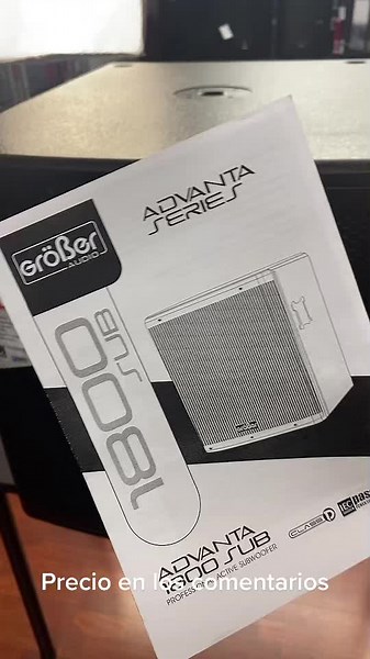 Subbajo Advanta de 1800 Watts: Potencia y Sonido Inigualable