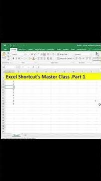 CTRL A, C & V — Excel Shortcuts in 30 Seconds ⚡#excelshortcuts #shorts