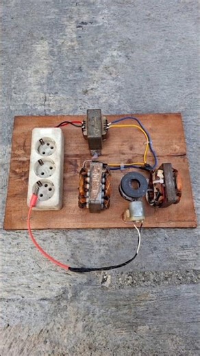 How I Made a Free Generator from Scrap Materials