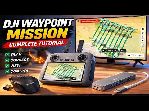 DJI Waypoint Tutorial | How To Create A Waypoint Mission.
