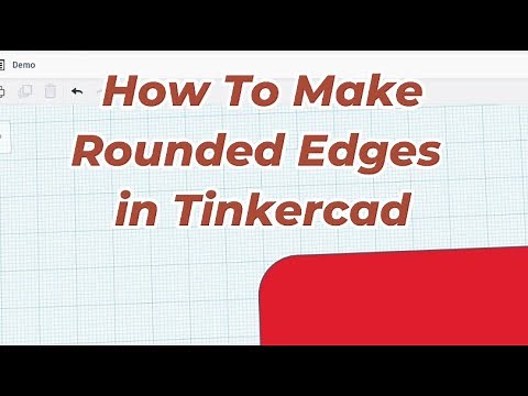 How to make rounded edges in Tinkercad