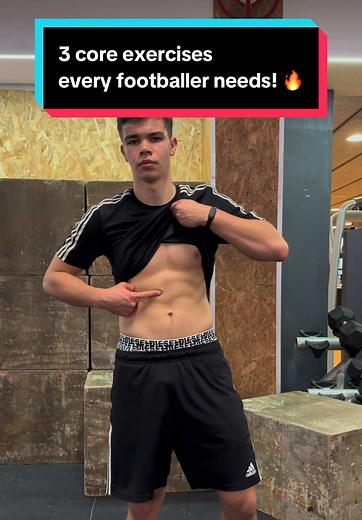 🔥 Want to dominate the field like a pro? Here are the TOP 3 CORE EXERCISES every footballer MUST do to boost strength, balance, and explosiveness! ⚽💥 A strong core means faster turns, more powerful shots, and unbeatable stability on the pitch. Are you training like an elite athlete? Let’s find out! 🚀 Try these exercises and take your game to the NEXT LEVEL! Drop a 🔥 in the comments if you’re up for the challenge! 👉 Don’t forget to FOLLOW for more football training tips and game-changing dri
