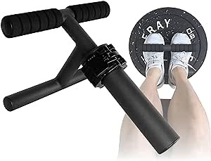 Tibialis Training Bar | Exercise Equipment Tibia Dorsi Calf Tib Bar | Fits 2" Weight Plates | Knees Over Toes Equipment | Ankles, Shins & Knees protection from Injury | Tib Bar and Clamp included