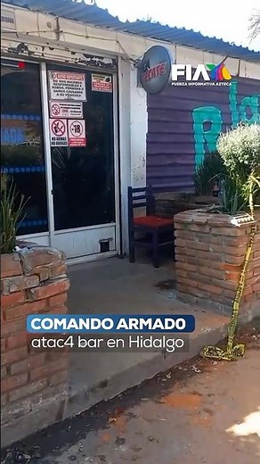 Centro nocturno en la colonia El Llano, en #Tula, Hidalgo, fue escenario de un brutal ataque armado