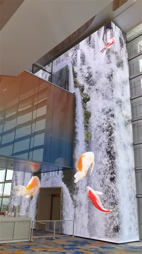 JYVISIONS LED Display on Instagram: "LED screens make gate entrance to the next level #entrancehall #architecturaldesign #artist #interiorinspiration"