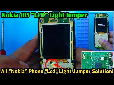 Nokia 105 Ta-1034 Lcd Light Jumper Ways | All Nokia Mobile Display Light Jumper Solution!