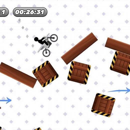 Vex X3M 3 - Level 1 - #gameplayvideo #stickmangame #bikeracinggames #platformer #vex #arcadegame