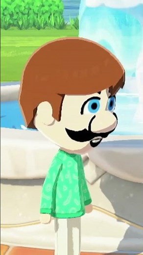 Luigi meets Mario ⭐ and Peach 🍑 #TomodachiLife #Shorts