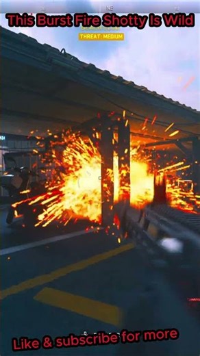 this burst fire shotty is wild #shorts #dmz