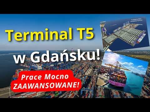 New Terminal in Gdańsk - Work is at a Highly Advanced Level! Terminal T5 is being built at the Po...