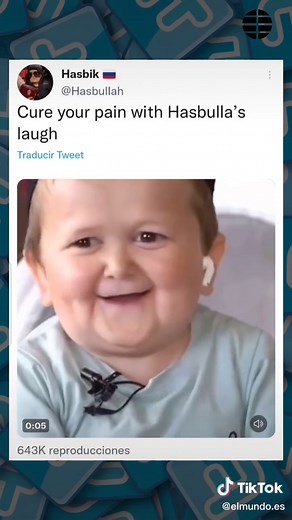 Aunque parece un niño, este joven tiene 20 años. Te contamos quién es Hasbulla, la estrella de las redes que padece una extraña enfermedad #noticiastiktok #hasbulla #aprendecontiktok #niño