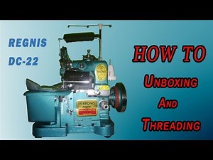 overlock machine threading | unboxing | how to use