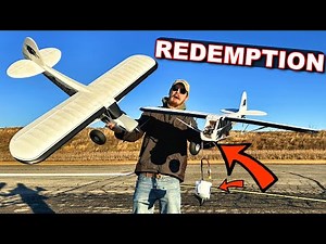 HE CRASHED a Beginner RC Plane, NOW Back to Redeem Himself!! - FMS 1300mm PA-18 Super Cub