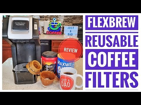 Hamilton Beach FlexBrew Single Serve Reusable Coffee Filter HOW TO USE IT TO MAKE COFFEE