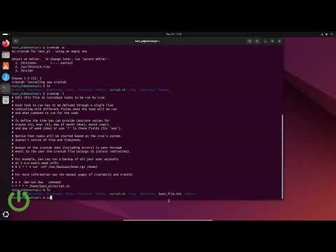 Comment programmer des tâches avec crontab sur Linux