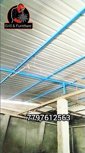 low cost industrial shed construction | low cost roofing shed fabrication work, #YouTube #rooftop