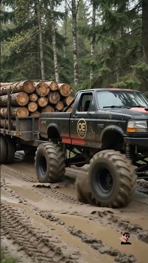 Monster Truck FULL MUD BASH 🔥 | Off-Road Beast Crosses Mud, Slippery Trail & Water!
