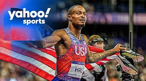 Team USA’s Quincy Hall digs deep, grabs gold in men’s 400-meter final