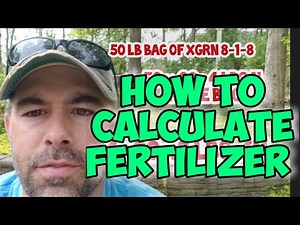 How to calculate Fertilizer !