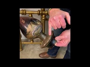 Brass Restoration | 1880's Brass Bed - Before