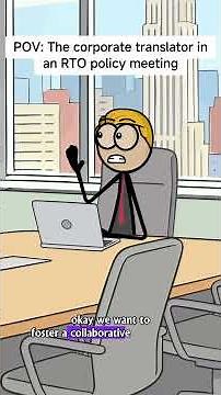 POV: The corporate translator in an RTO policy meeting #animations #corporatelife #worklife #fyp