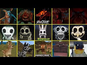 Zoochosis VS Zoonomaly VS MINECRAFT