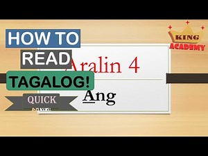 How to read tagalog Lesson 4 (marungko approach)