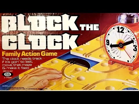 Ep. 243: Block The Clock Board Game Review (Ideal 1981) + How To Play