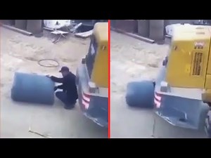 FRONT LOADER ACCIDENT 💀