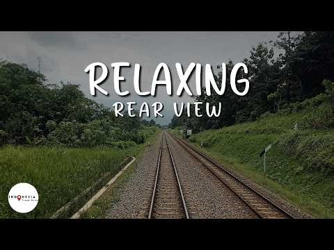 POV: Relaxing Rear View Train Journey ASMR ✨ Relaxing Sounds for Deep Sleep & Anxiety Relief