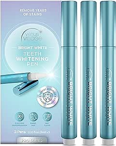 Venus Visage Teeth Whitening Pen (3 Pcs) - Effective Teeth Whitening Gel - 20+ Uses - Professional Formula - Mint Flavor - No Sensitivity